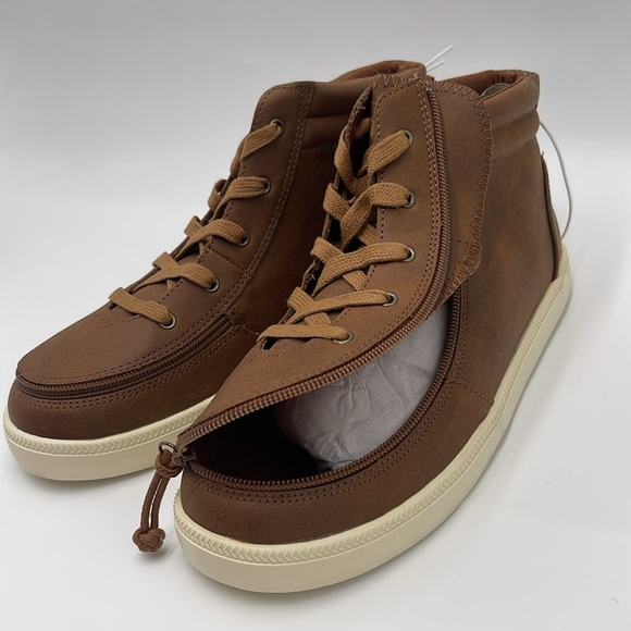 NWT BILLY Footwear Kids’ Zip-Around Boots - Brown (Big Kids, Various Sizes) - Picture 3 of 10